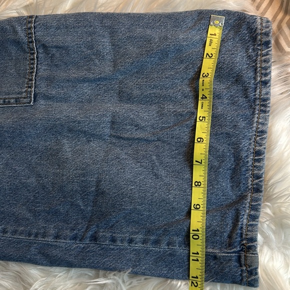 Fashion Nova cargo wide leg denim jeans sz 13 NWOT - Picture 12 of 14